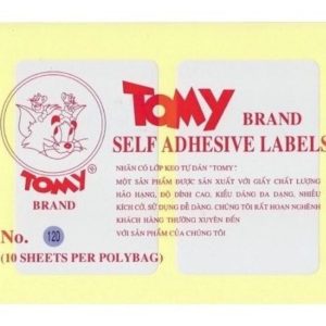 Decal Nhãn Tomy